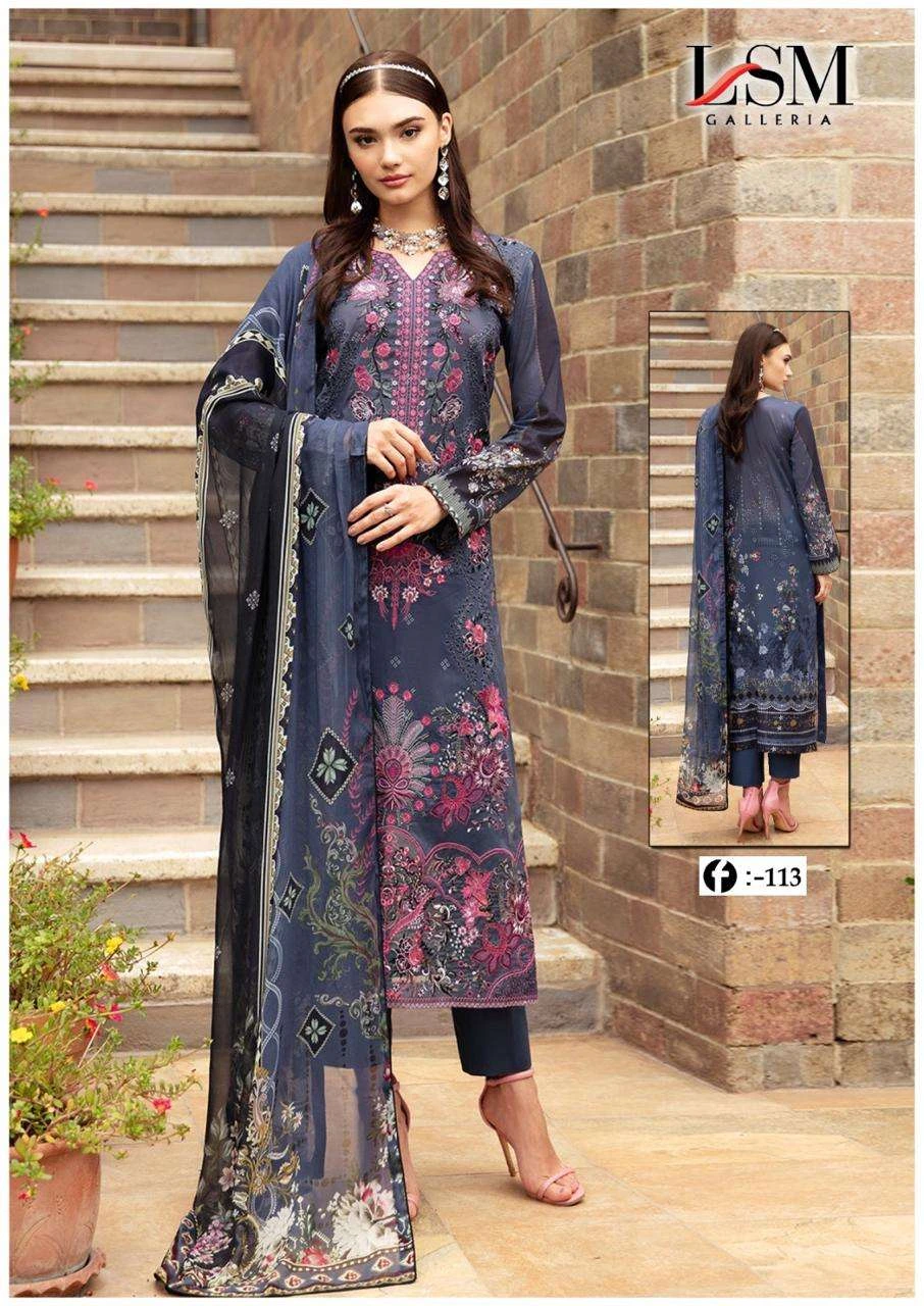 Lsm Galleria Firdous Queen Lawn Vol 11 Lawn Cotton Wholesale Pakistani Salwar Suit Catalog